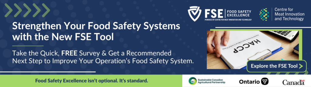 Strengthen your food safety systems with the new FSE tool